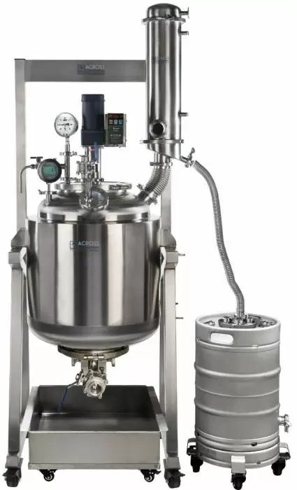 Ai ETL C1D1 Dual-Jacketed 100L 316L-Grade Stainless Steel Filter Reactor