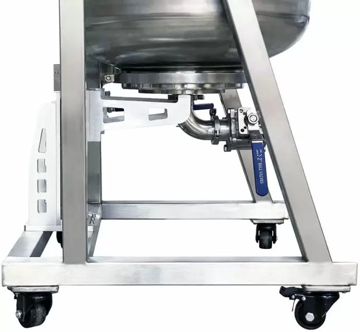 Ai ETL C1D1 Dual-Jacketed 200L 316L-Grade Stainless Steel Filter Reactor