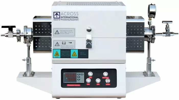 1200C 1-Zone 50mm OD Split Tube Furnace with Quartz Tube