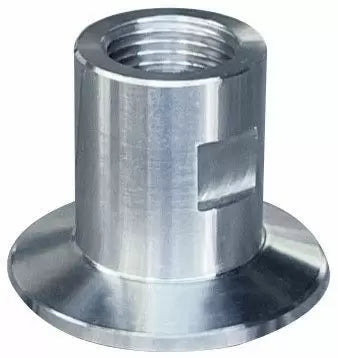 Ai 1.5" One-Piece 316L SST Tri-Clamp to 1/2" Female NPT Adapter