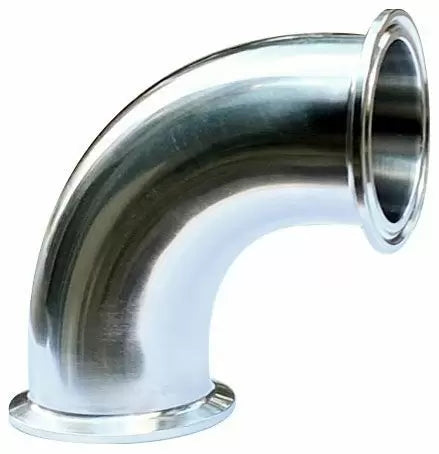 Ai 2" One-Piece 304 SST 90 Degree Sanitary Tri-Clamp Elbow