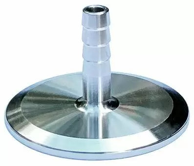 Ai One-Piece 304 SST 2" Tri-Clamp to Hose Barb Adapter