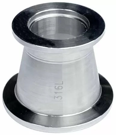 Ai One-Piece 316L SST 1.5" Tri-Clamp to KF25 Adapter