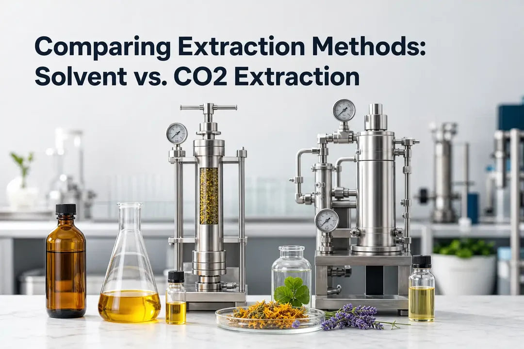 Comparing Extraction Methods Solvent vs. CO2 Extraction