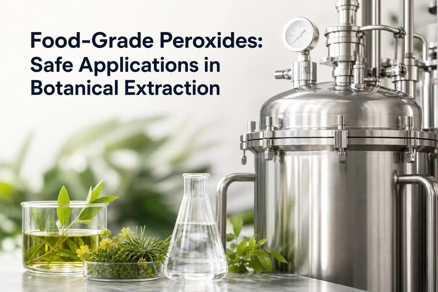 Food-Grade Peroxides Safe Applications in Botanical Extraction