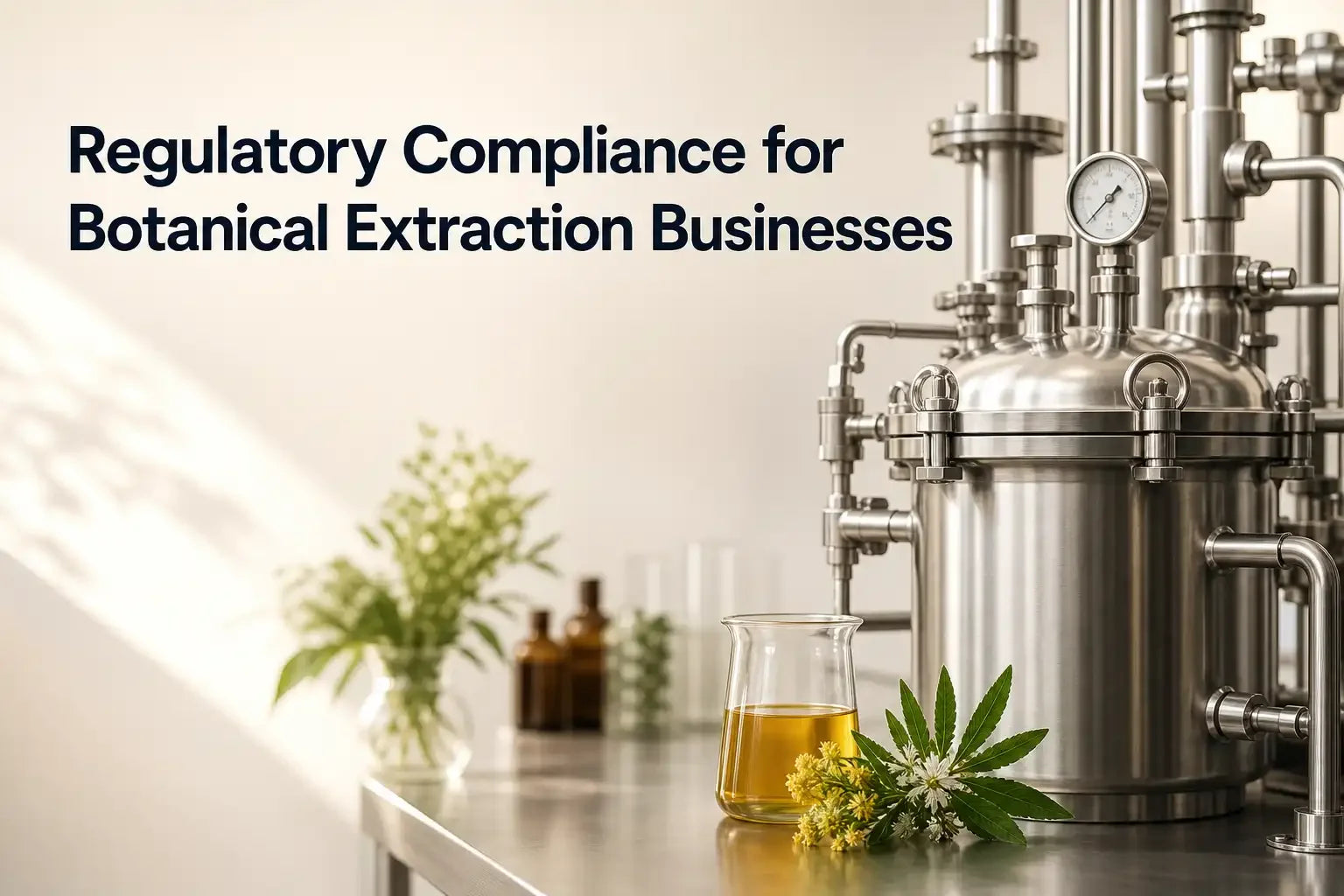 Regulatory Compliance for Botanical Extraction Businesses