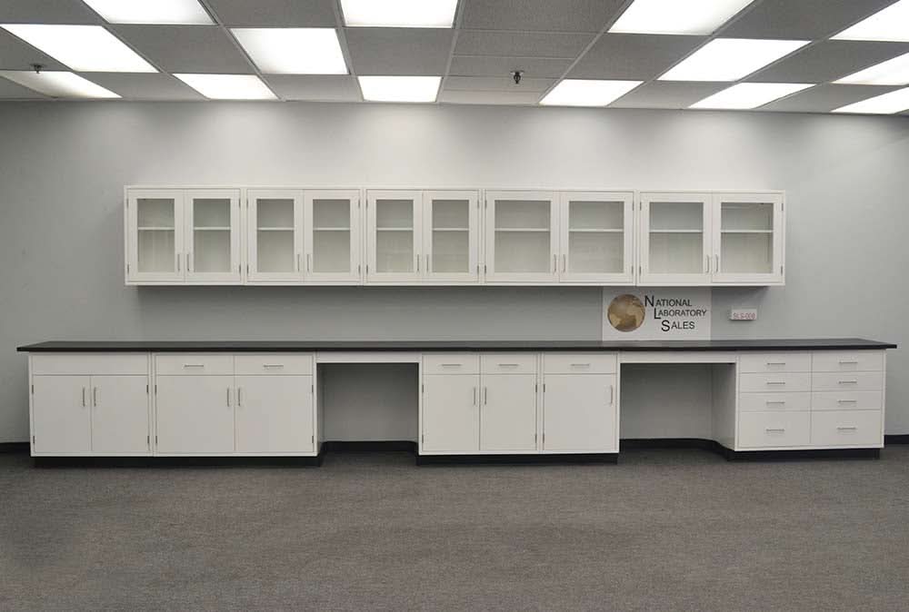 22′ Fisher American Cabinets w/ 17′ Wall Units