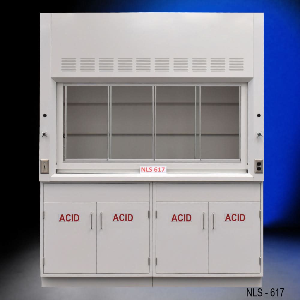 6′ Fisher American Fume Hood w/ Acid Storage