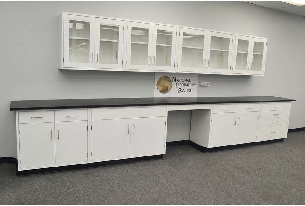 18′ Fisher American Cabinets w/ 13′ Wall Units