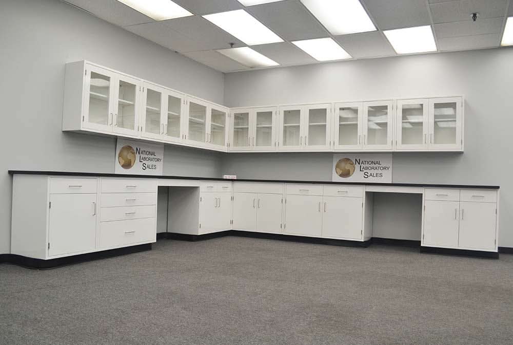 28′ Fisher American “L” Cabinets w/ 24′ Wall Units