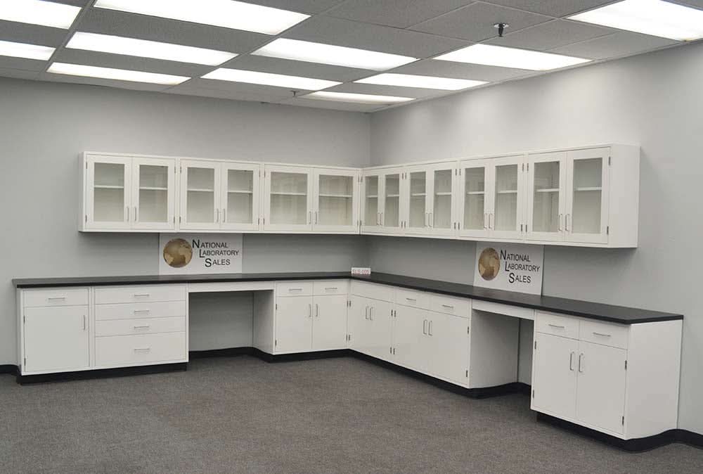 28′ Fisher American “L” Cabinets w/ 24′ Wall Units