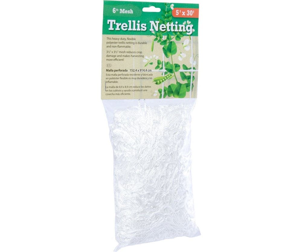 Hydrofarm Trellis Netting 3.5" Mesh, woven, 5' x 15'