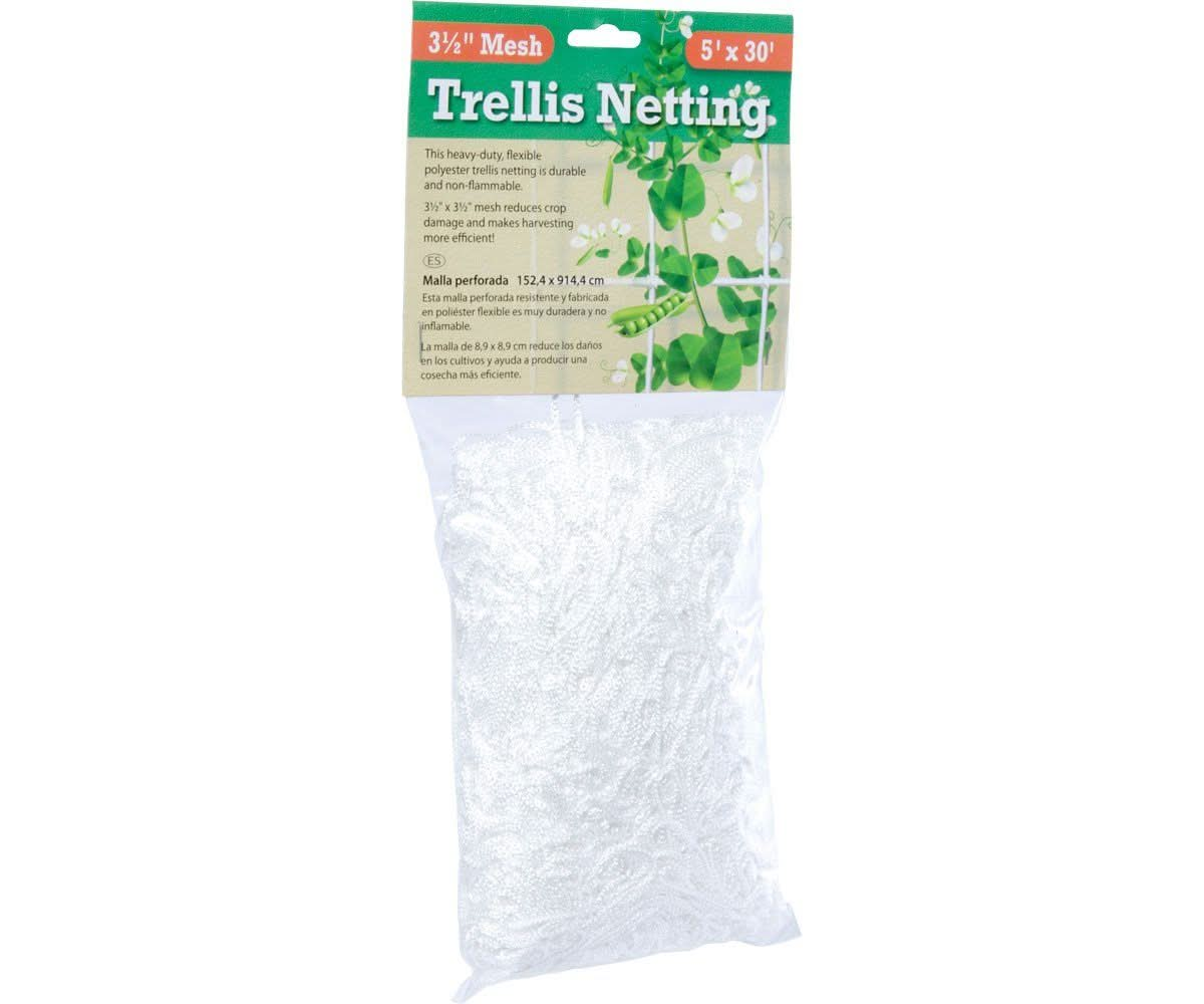 Hydrofarm Trellis Netting 3.5" Mesh, woven, 5' x 30'