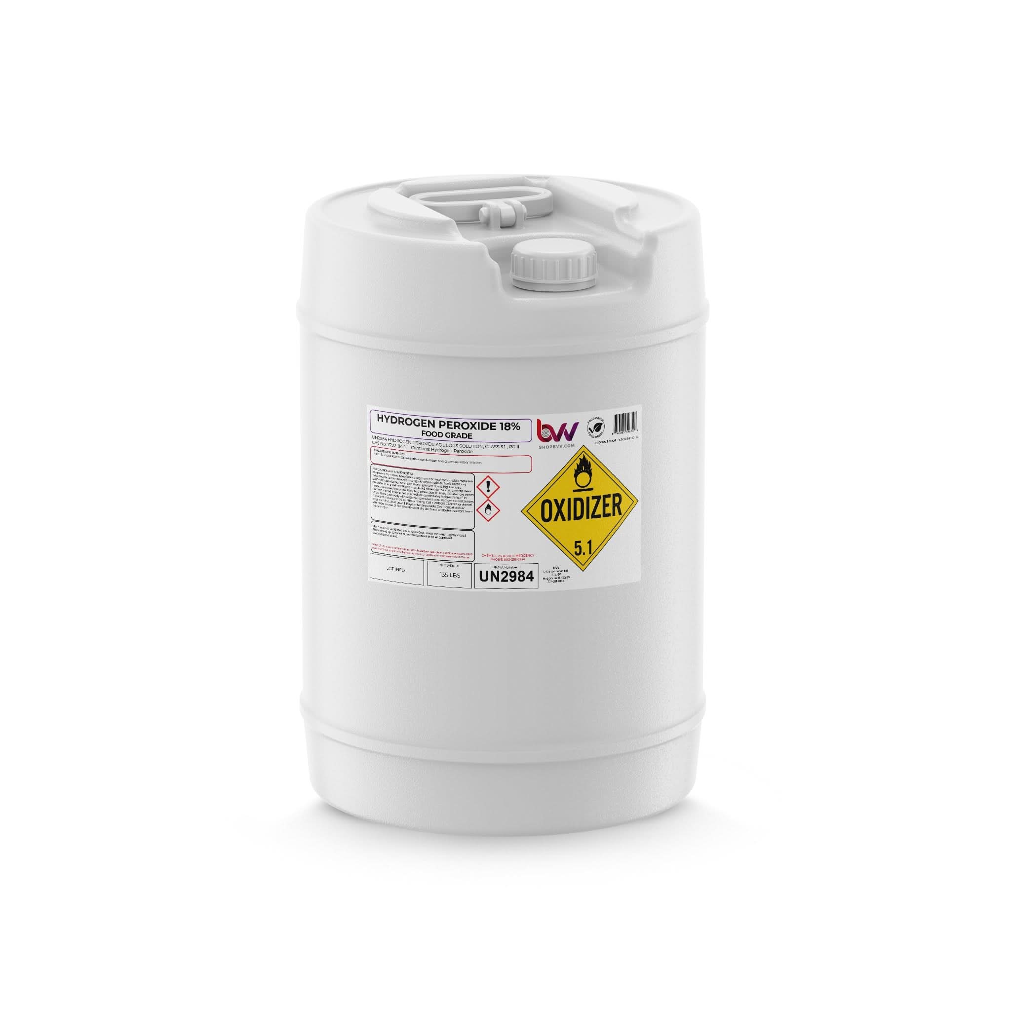 18% Hydrogen Peroxide Food Grade H2O2