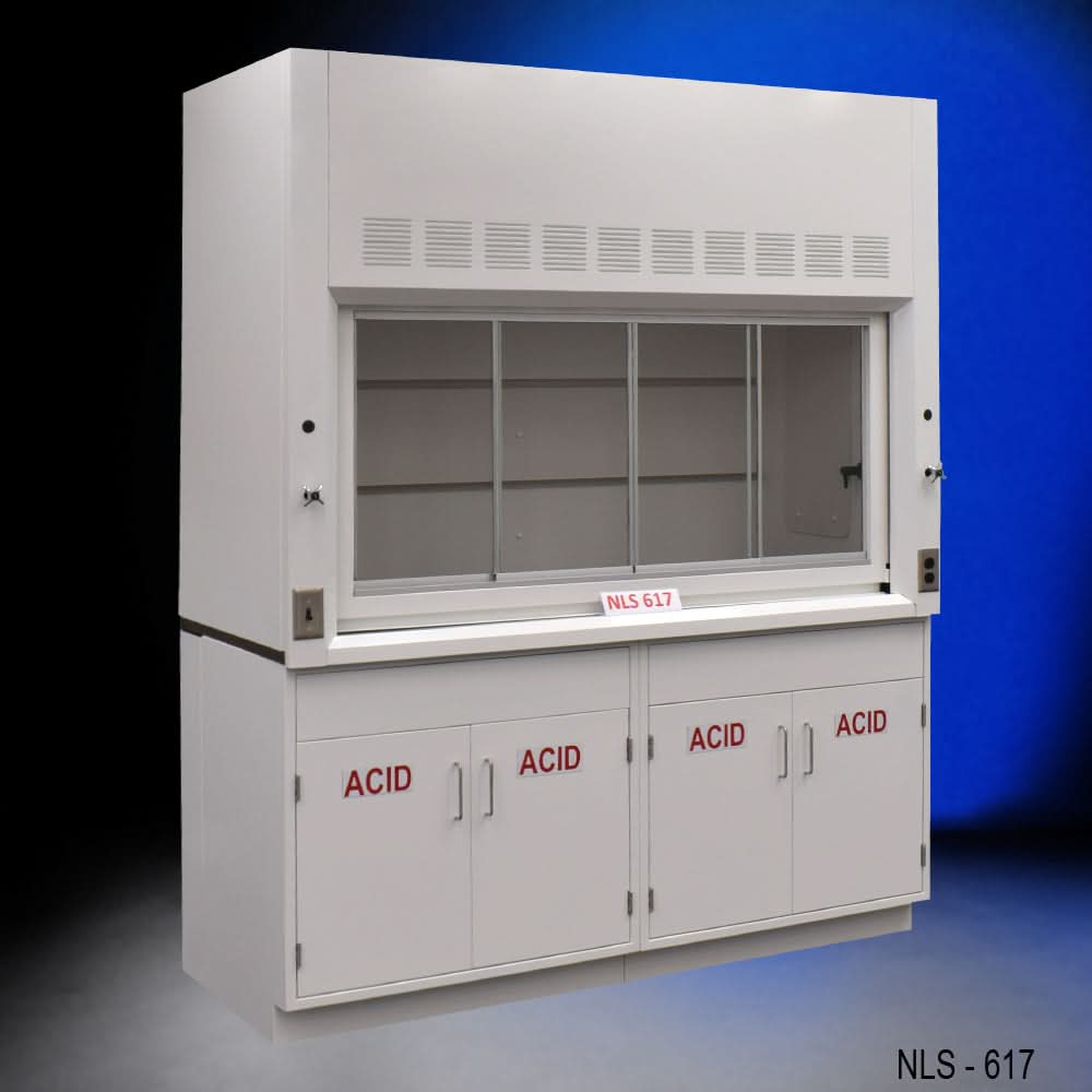 6′ Fisher American Fume Hood w/ Acid Storage