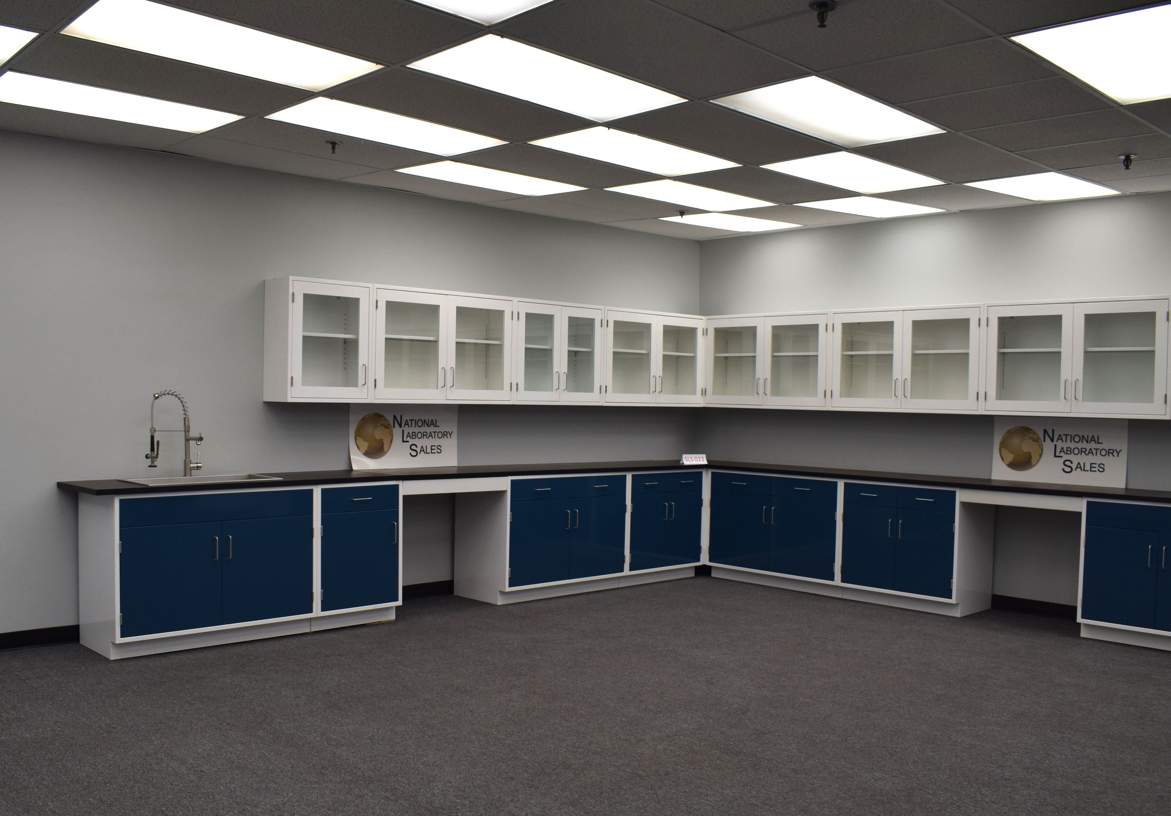 38′ Fisher American Cabinets w/ 33′ Wall Units