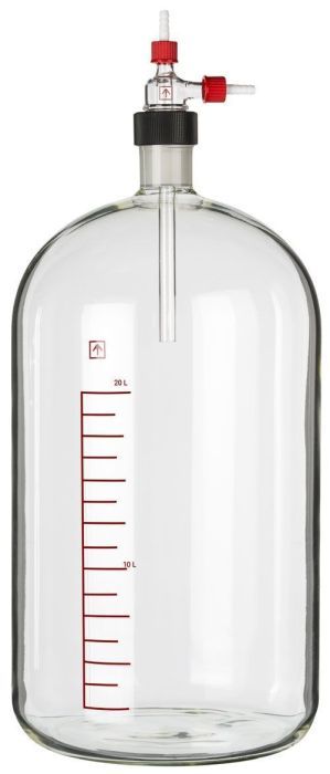 Ai 20L Heavy Wall Glass Vacuum Filtering Carboy