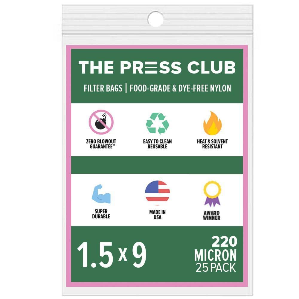 1.5" x 9" ROSIN BAGS
