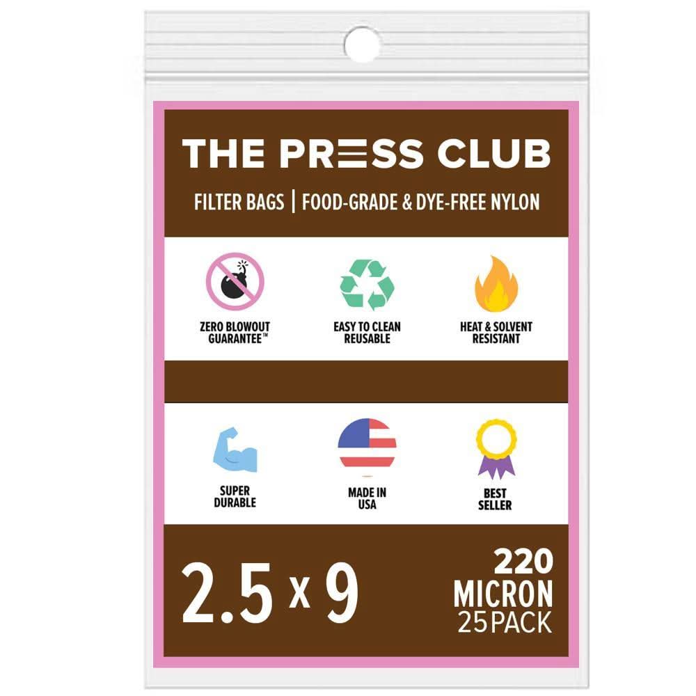 2.5" x 9" ROSIN BAGS