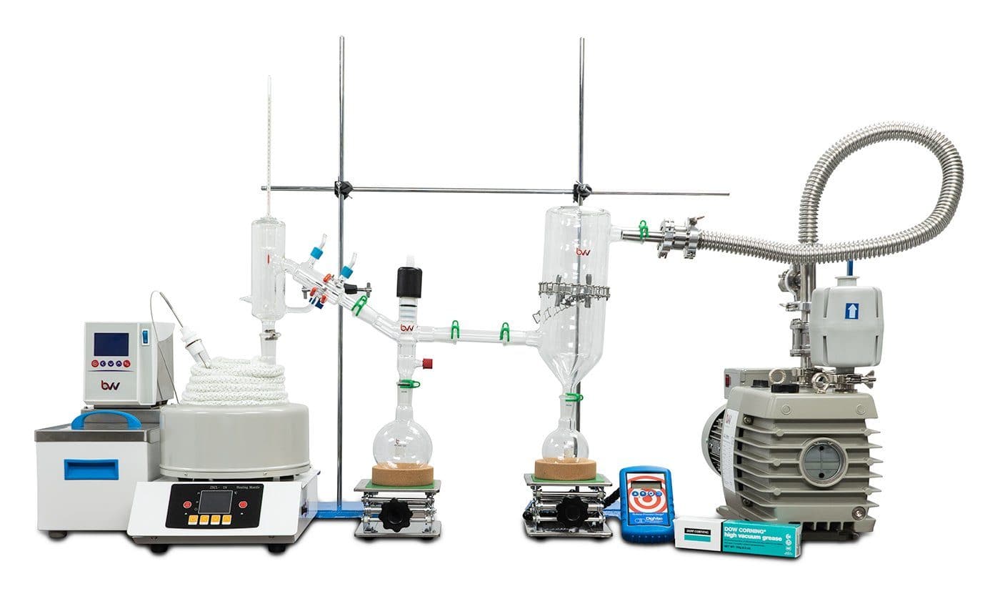 2L Short Path Distillation BVV 2L Full Bore Short Path Distillation Turnkey Kit with P2 Distillation Head