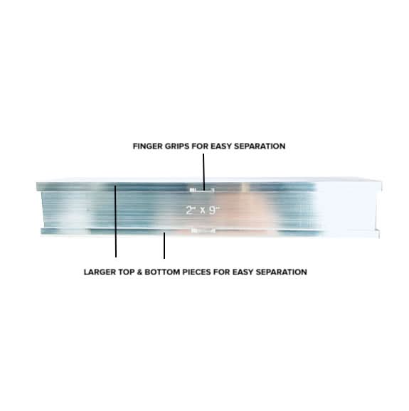 2" x 9" PRE PRESS MOLD
