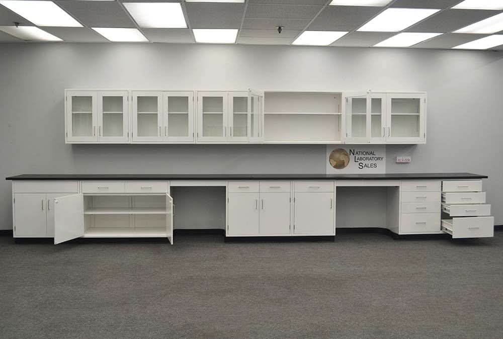 22′ Fisher American Cabinets w/ 17′ Wall Units