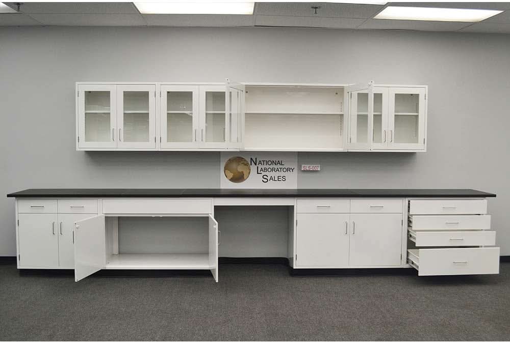 18′ Fisher American Cabinets w/ 13′ Wall Units