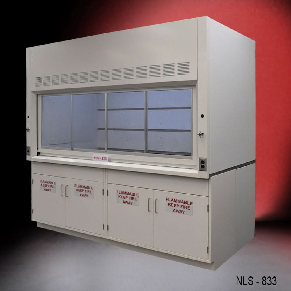 8′ x 4′ Fume Hood w/ Flammable Storage Cabinets
