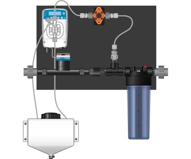 Dosatron Etatron eOne Micro-Dosing Pump - Assembled Panel
