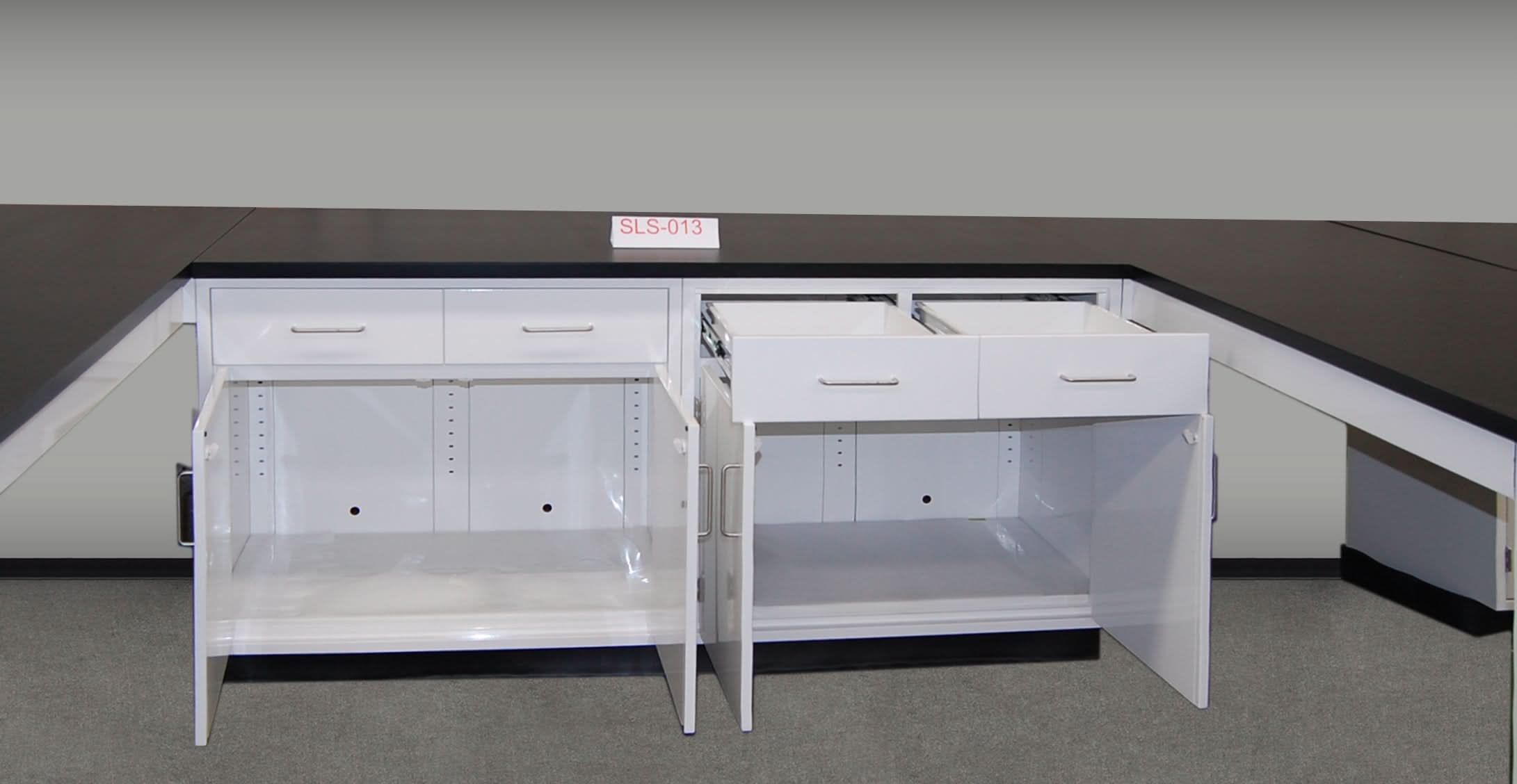 23′ x 12′ Fisher American “L” Cabinets