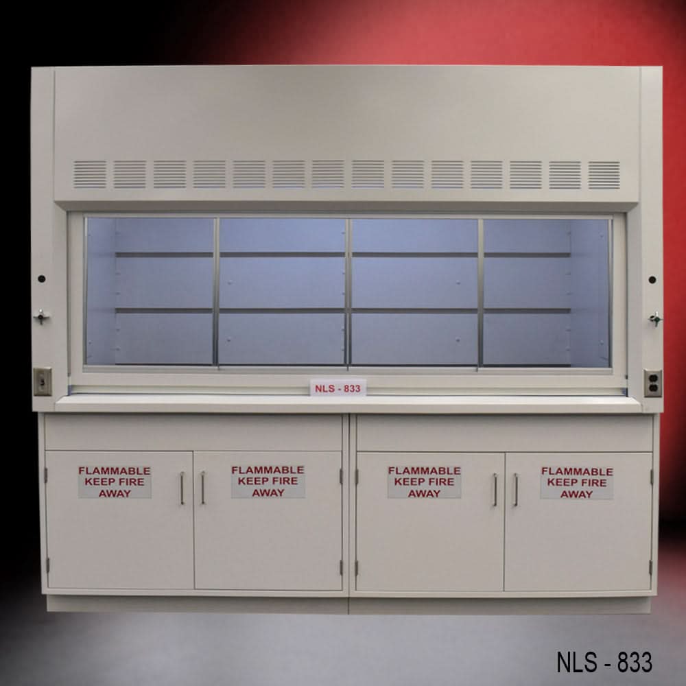 8′ x 4′ Fume Hood w/ Flammable Storage Cabinets