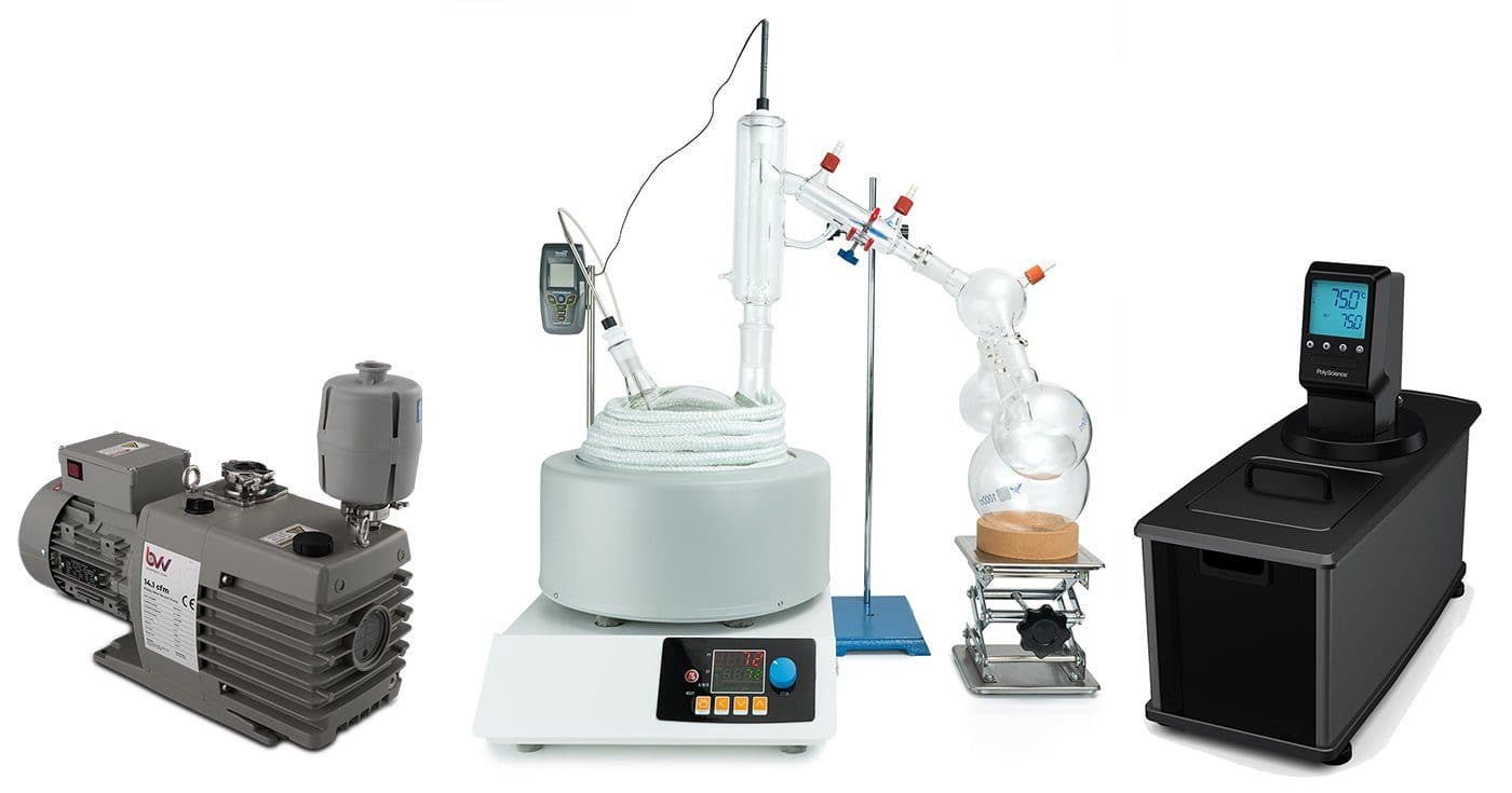 5L Short Path Distillation BVV 5L Premium Short Path Distillation Turnkey Setup