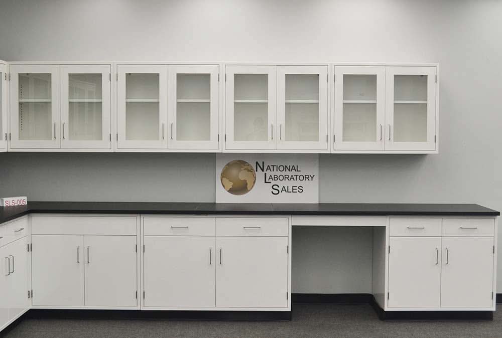 28′ Fisher American “L” Cabinets w/ 24′ Wall Units