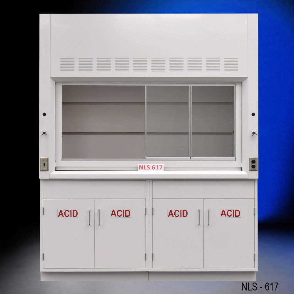 6′ Fisher American Fume Hood w/ Acid Storage