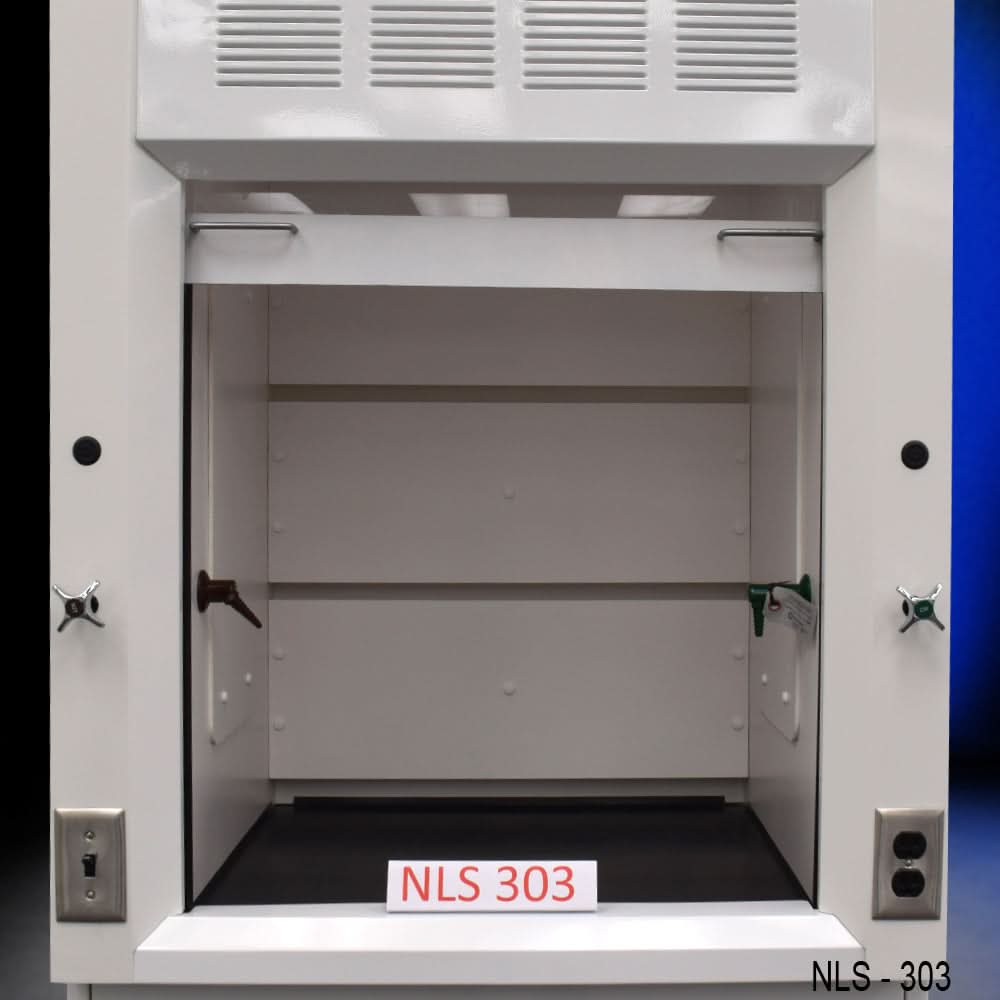 3′ Fisher American Fume Hood w/ Flammable Storage