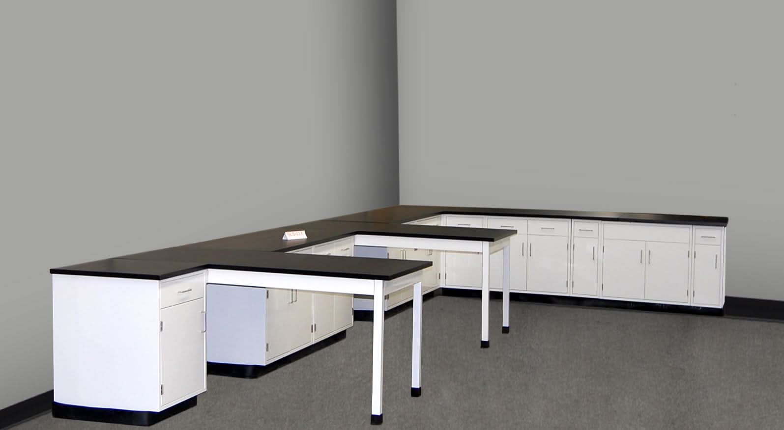 23′ x 12′ Fisher American “L” Cabinets