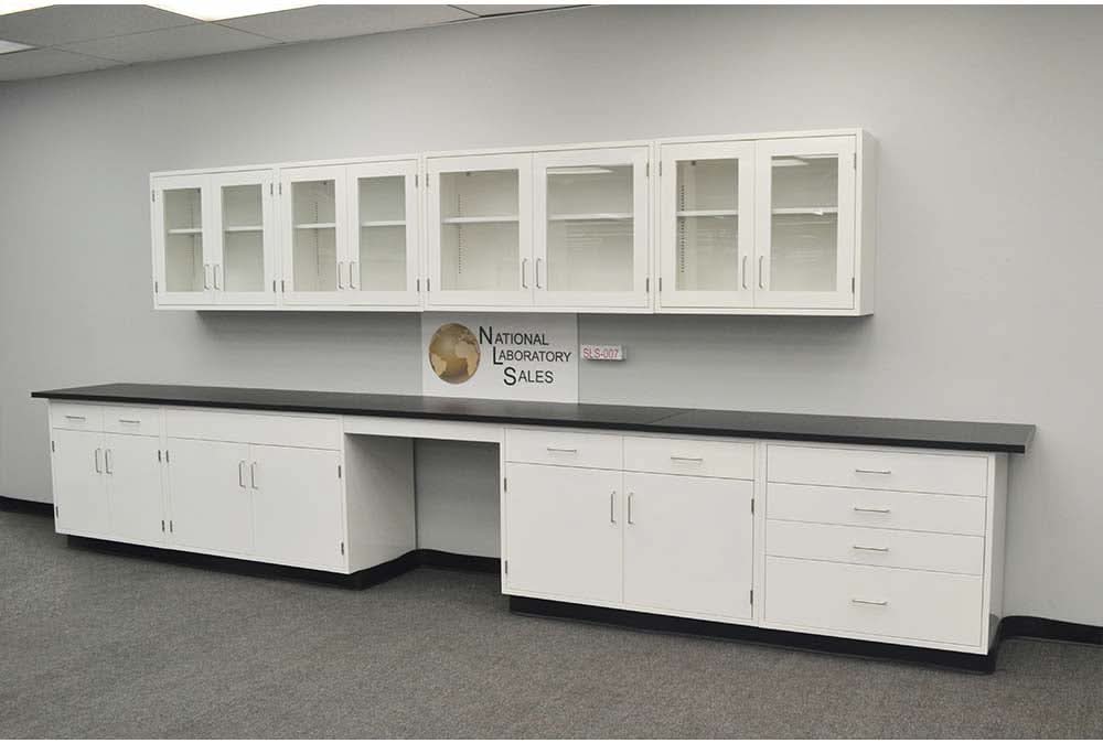 18′ Fisher American Cabinets w/ 13′ Wall Units