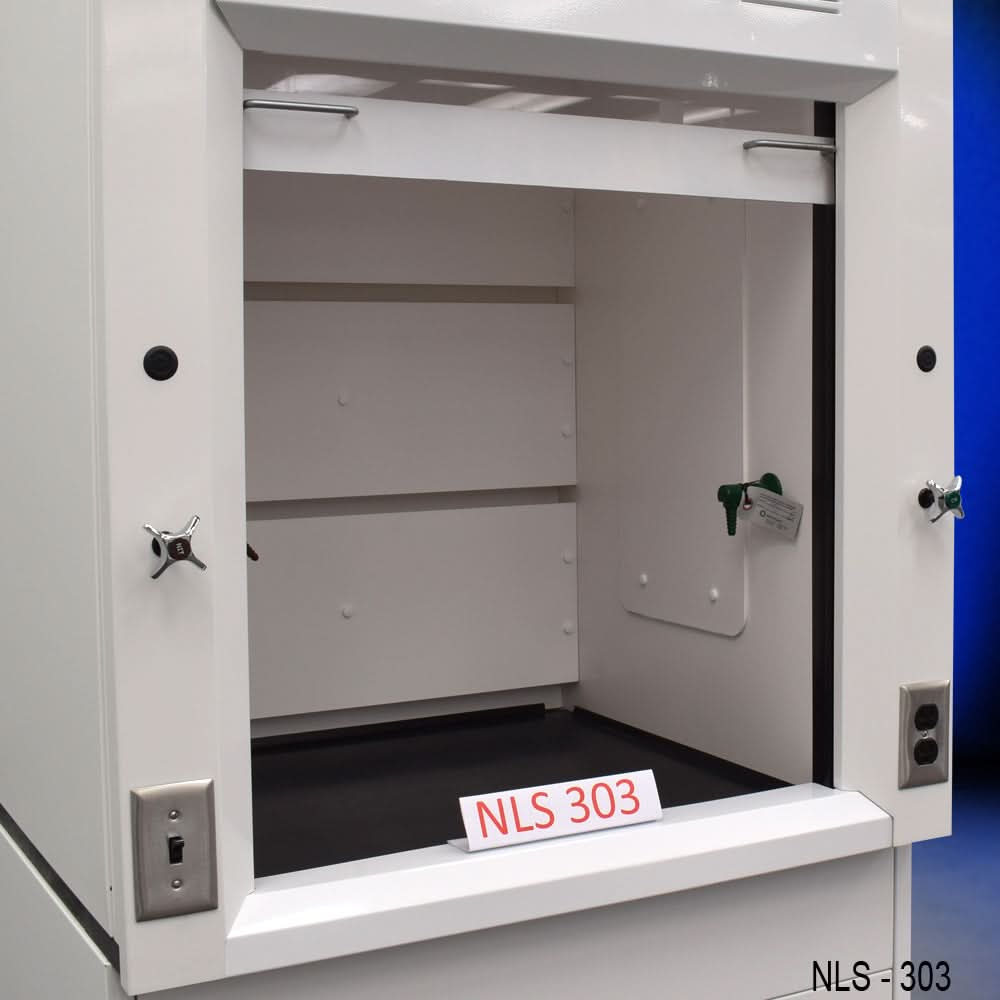 3′ Fisher American Fume Hood w/ Flammable Storage
