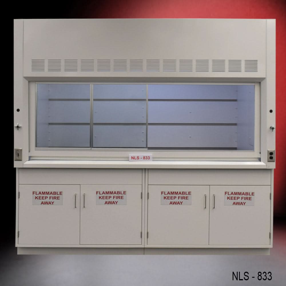 8′ x 4′ Fume Hood w/ Flammable Storage Cabinets
