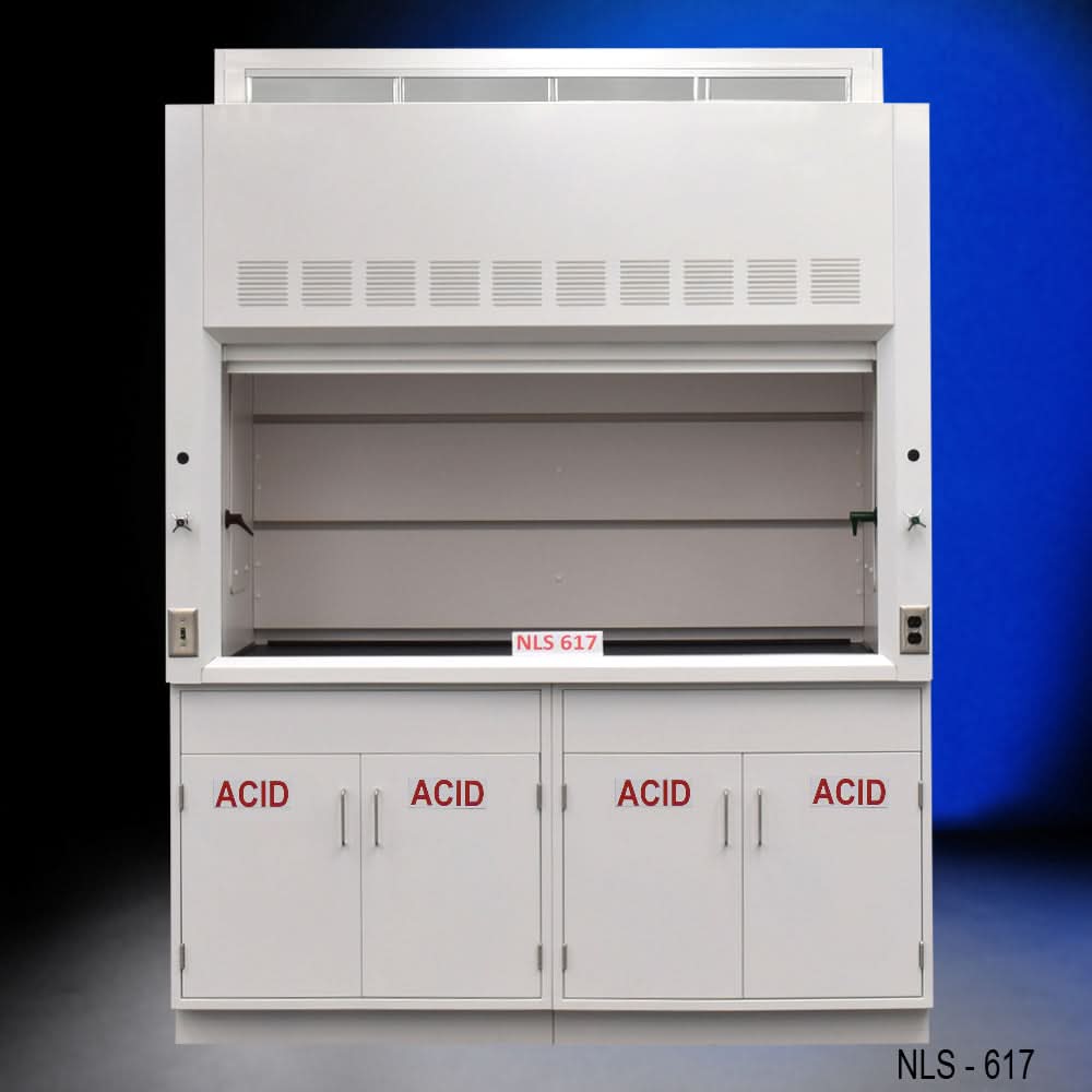 6′ Fisher American Fume Hood w/ Acid Storage