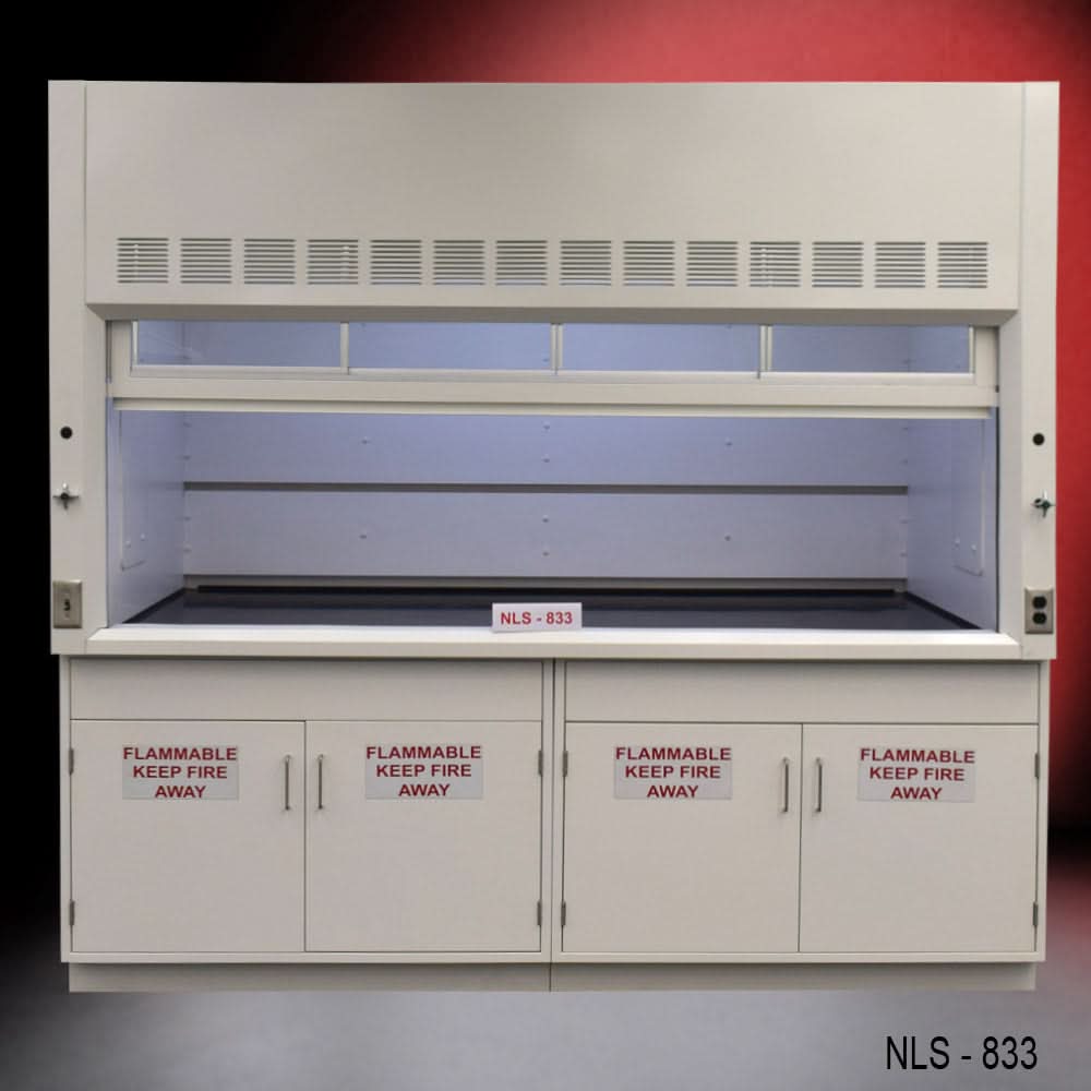 8′ x 4′ Fume Hood w/ Flammable Storage Cabinets