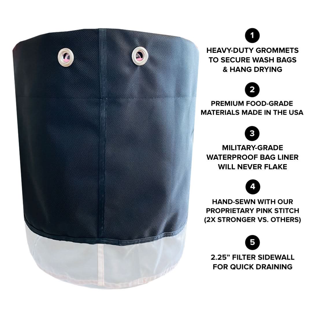5 GALLON CANVAS BUBBLE BAGS 8-PACK