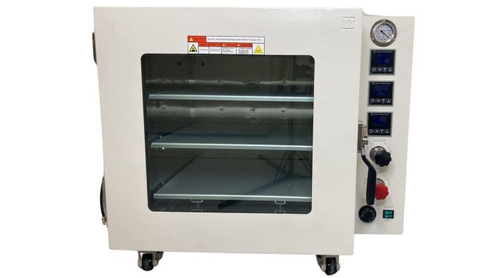 3.2 CF Vacuum Oven 250C UL Certified 316L SST Optional with 3 Heating Shelves