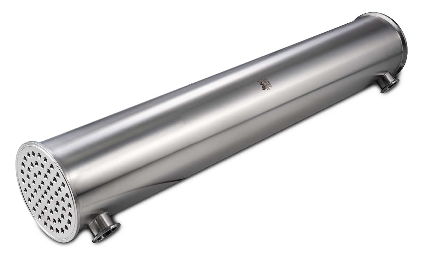 Baffled Condenser - 6" x 36" with 1.5" Tri-Clamp Side Ports