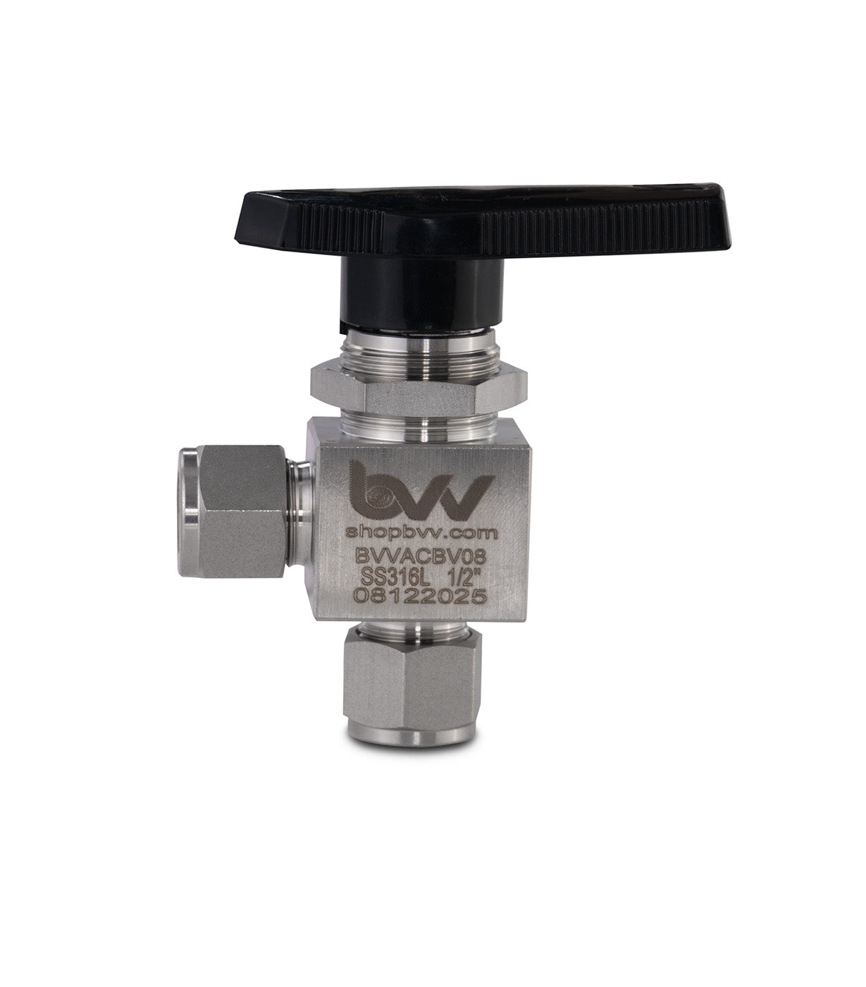 Angled Compression Ball Valve
