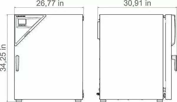 Binder CB-S 260 C02 Incubator
