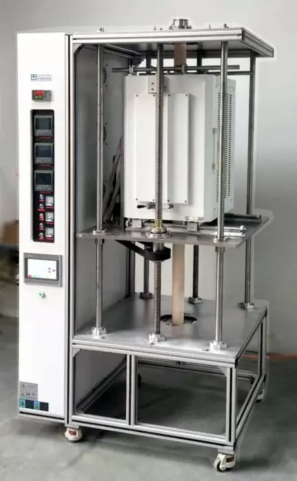 Bridgman Crystal Growth Tube Furnace 1700C 60mm OD 3-Zone With Kanthal Heating Elements & Swing-Open Chamber