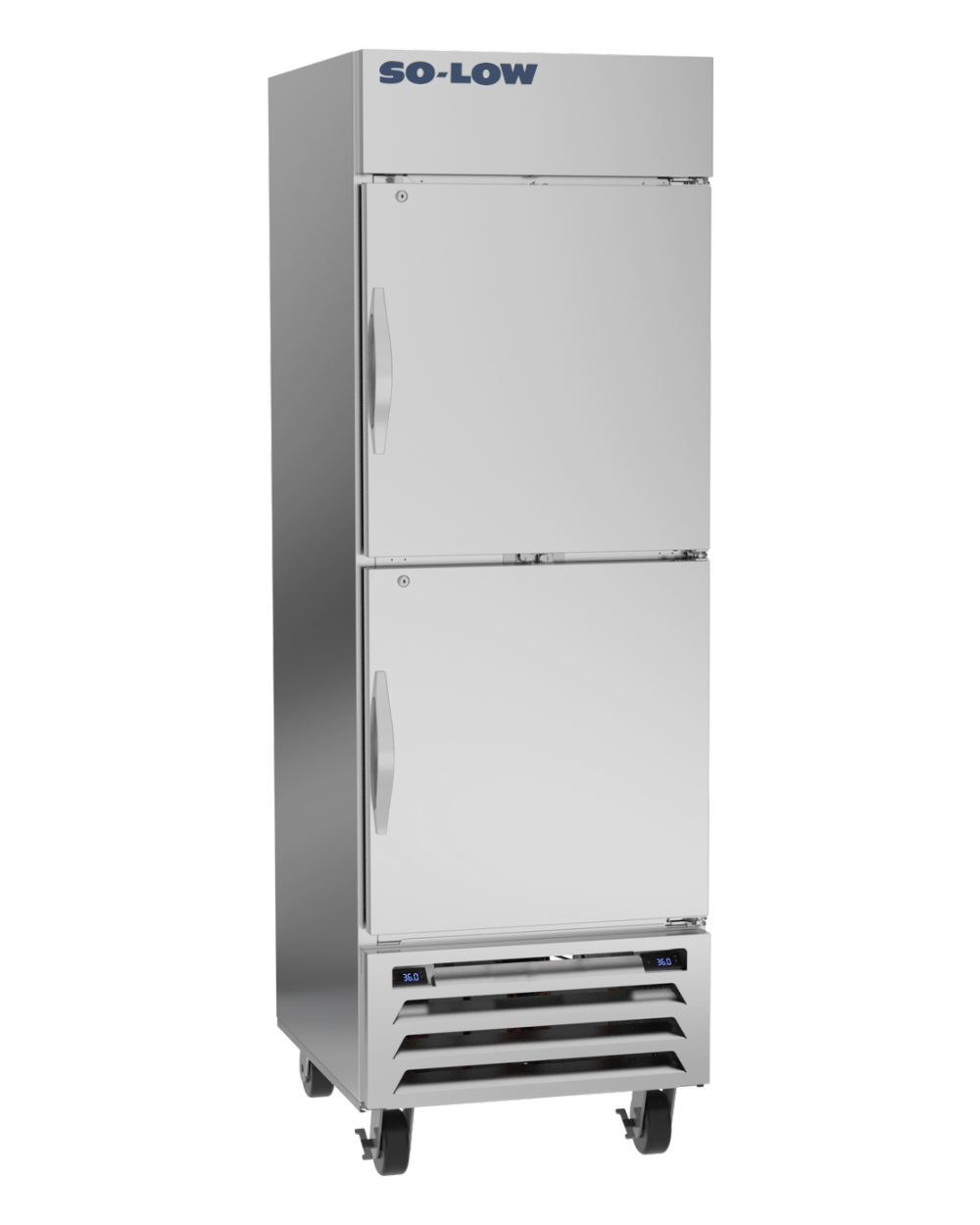 So-Low 4ºC(R), -20ºC(F), Auto defrost, 115v, 9.1 cu. ft. (R) 9.1 cu. ft. (F)