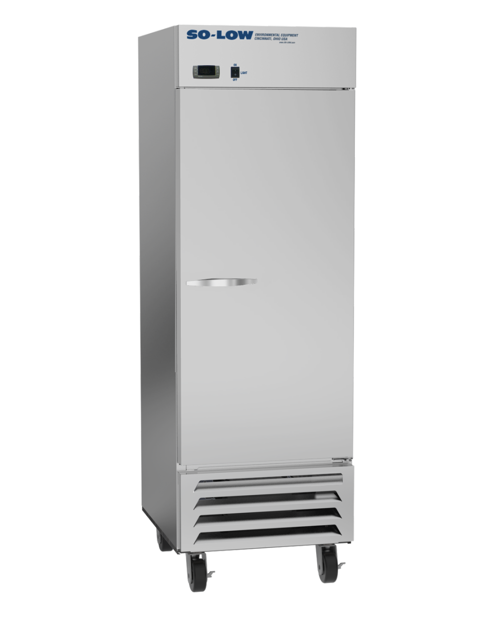 2ºC to 8ºC, 23 cu. ft. single solid door, Cycle Defrost, 115 v.