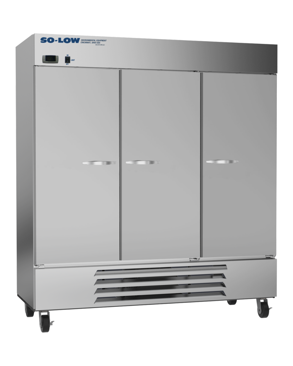 2ºC to 8ºC, 72 cu. ft. three solid doors, Cycle Defrost, 115 v.